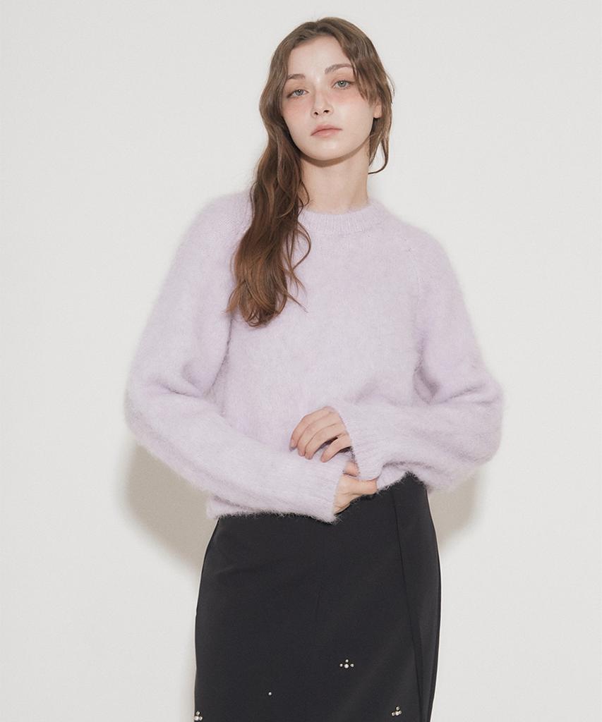 Eoboneoseu Wool Brush Sweater [Violet]