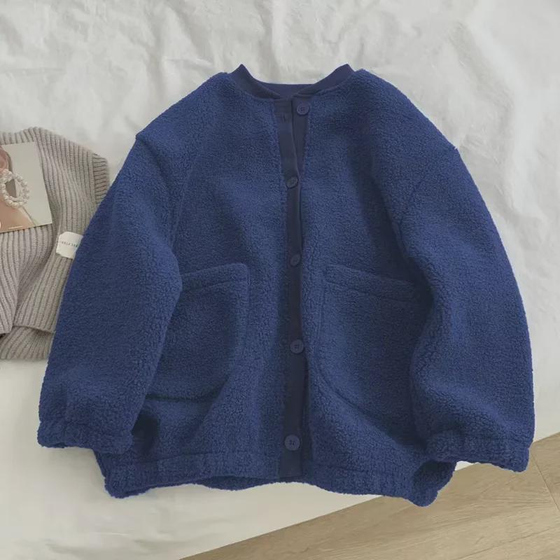 Damen High-End Imitat Lammfellmantel mit Polarfleece - Herbst/Winter 2024