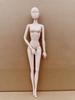 Vintage 1/6 PP Face Mold Doll Figures Joints Movable Solid Doll 30cm Blank Face Head Make Up Practice DIY Doll Playing Parts