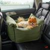 Lesure Hundbilbädd Husdjursbilbarnstolslåda för Små med Förvaring Avtagbar Maskin Lätt Passar Baktill och Framtill Lämplig för Små till Medelstora Hundar under för