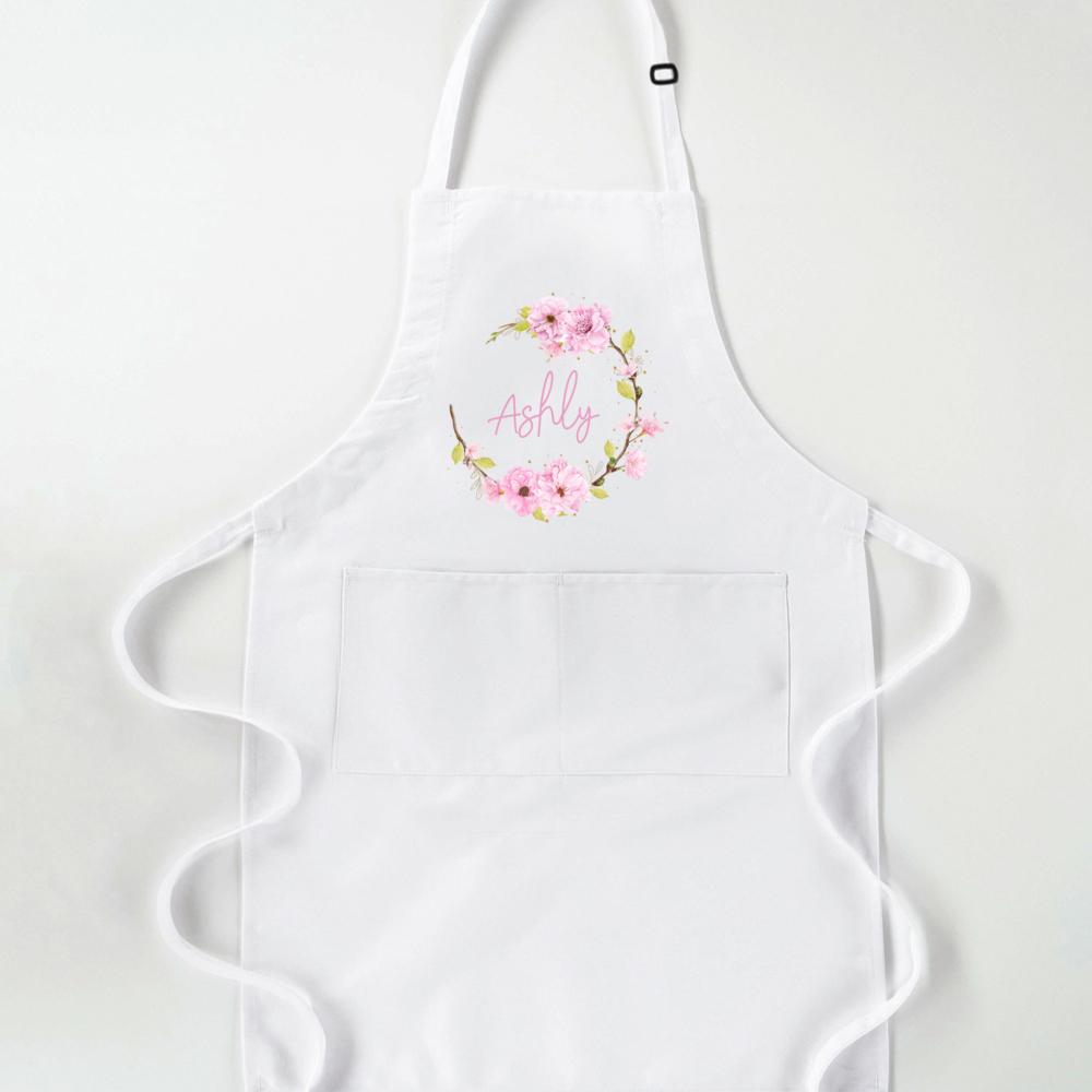 Personalized Kitchen Apron Custom Cooking Apron Christmas Monogram Apron Housewarming Gifts New Home Gift