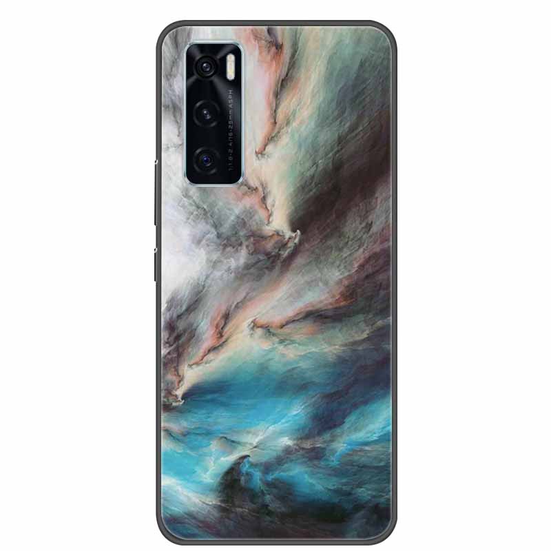 Pro Vivo Y70 Pouzdro Mramorové Měkké Silikonové Zadní Kryty pro Vivo Y70 Kryt Telefonu pro Vivo Y70 Y 70 VivoY70 Coque Funda Roztomilý Kreslený