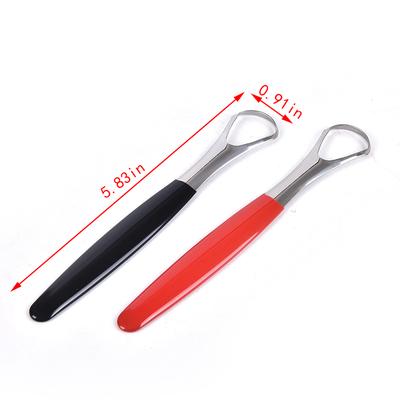 Tongue Scraper Stainless Steel Oral Tongue Cleaner Medical Mouth Brush Reusable