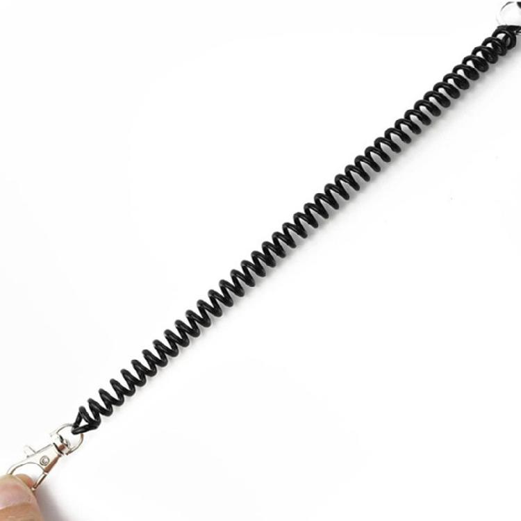 Spring Coil Stretchy Keychains Retractable Elastics Keychains Spirals Keyring