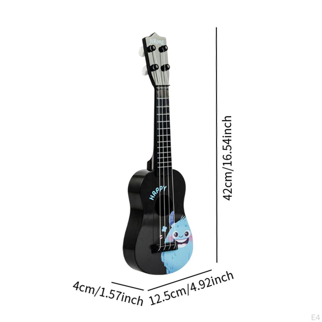 Çocuk Ukulele 4 Telli Gitar Gelişimsel Ayarlanabilir Müzik Aleti Küçük için