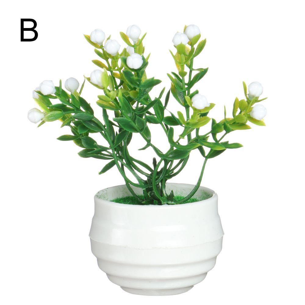 Fake Flowers Simulated Tree Pot Plants Office Table Potted Ornaments Artificial Aloe Plants Bonsai