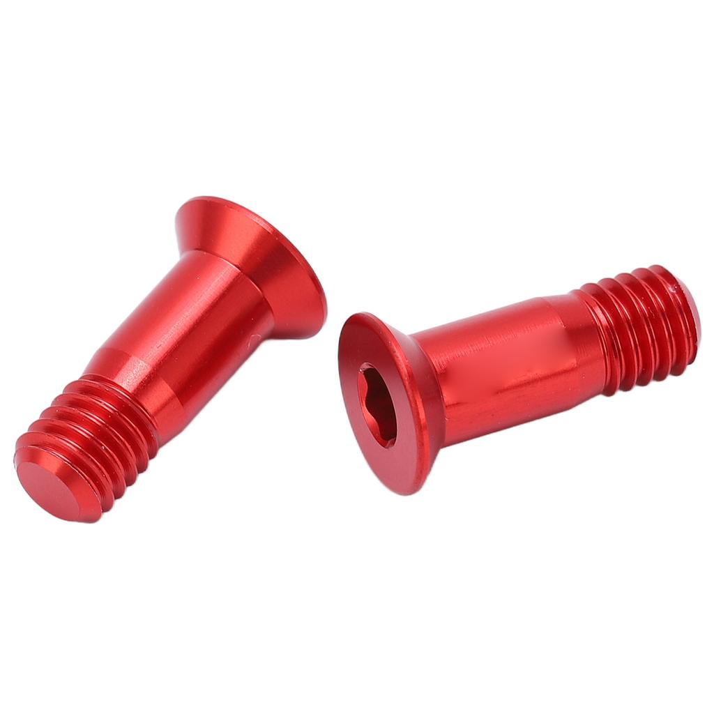 2 Pcs Screw Aluminum Alloy Rear Derailleur Sprocket Fixing Screw Modification Accessories