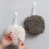17x17cm Soft Snow Neil Rubbing Handball Hanging Type Absorbent Quick Drying Towels Kitchen and Bathroom Hanging Ring Type Ultra-fine Fiber Towel Ball