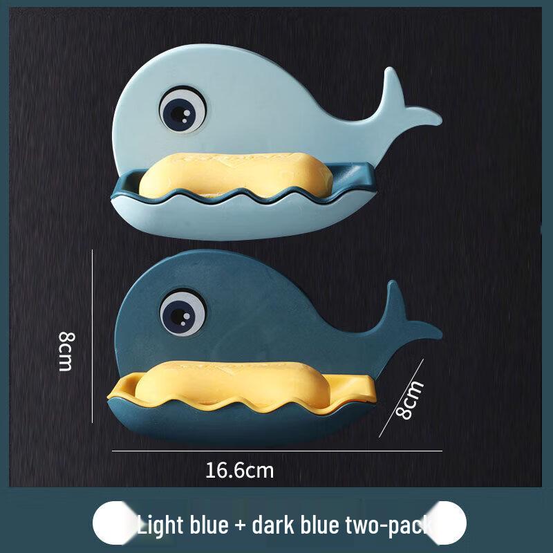 Cartoon Double-Layer Wall-Mounted Soap Dish