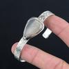 Daughters Day Sale Sterling Silver Pear Natural Montana Agate New Trendy Bangle