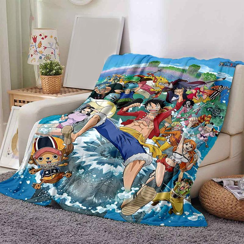 1pc Adventure High Seas Soft Throw Blanket Flannel All Season Light Weight Living Room/Bedroom Warm Blanket. M7270142