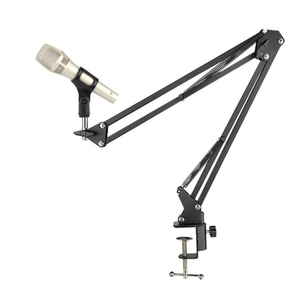 Extendable Microphone Stand Foldable Microphone Clamp Microphone Holder  Microphone Accessorie