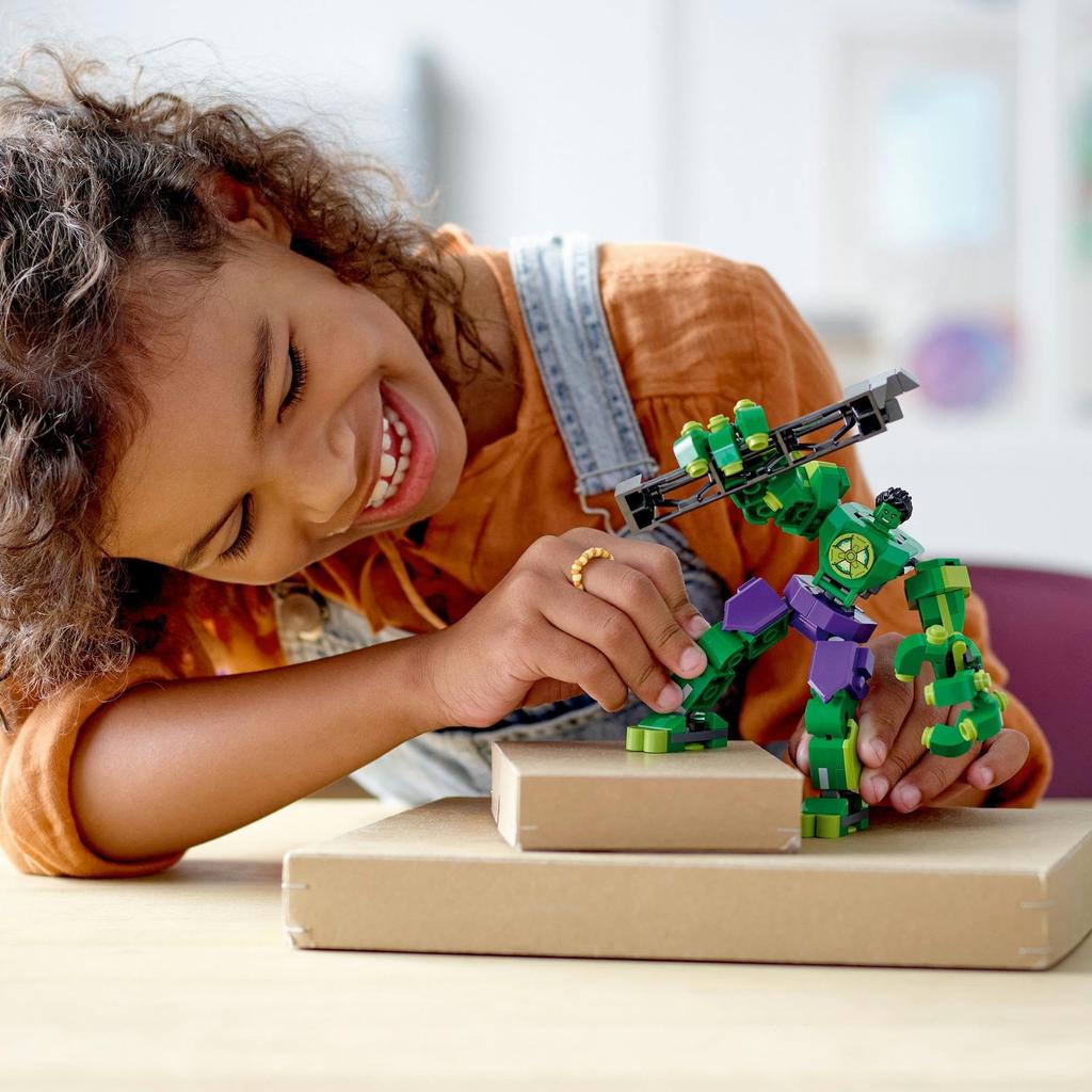 LEGO Super Heroes Hulk Mecha Suit Toy Present Block Boys Girls Children 5 Years Old 6 Years Old 7 Years Old 8 Years Old Elementary School Student