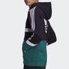 adidas Originals Men's SPRT US FT OH Colorblock Pullover Hoodie Black Green GJ6718