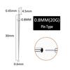 316 Stainless Steel Threaded Guide Pin for Piercing and DIY Tool