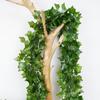 200Cm Silk Artificial Ivy Hanging Leaf Garland Plant Creeper Leaf Home  Wedding Garden Bathroom Decor Green Vine 1pc/6pcs