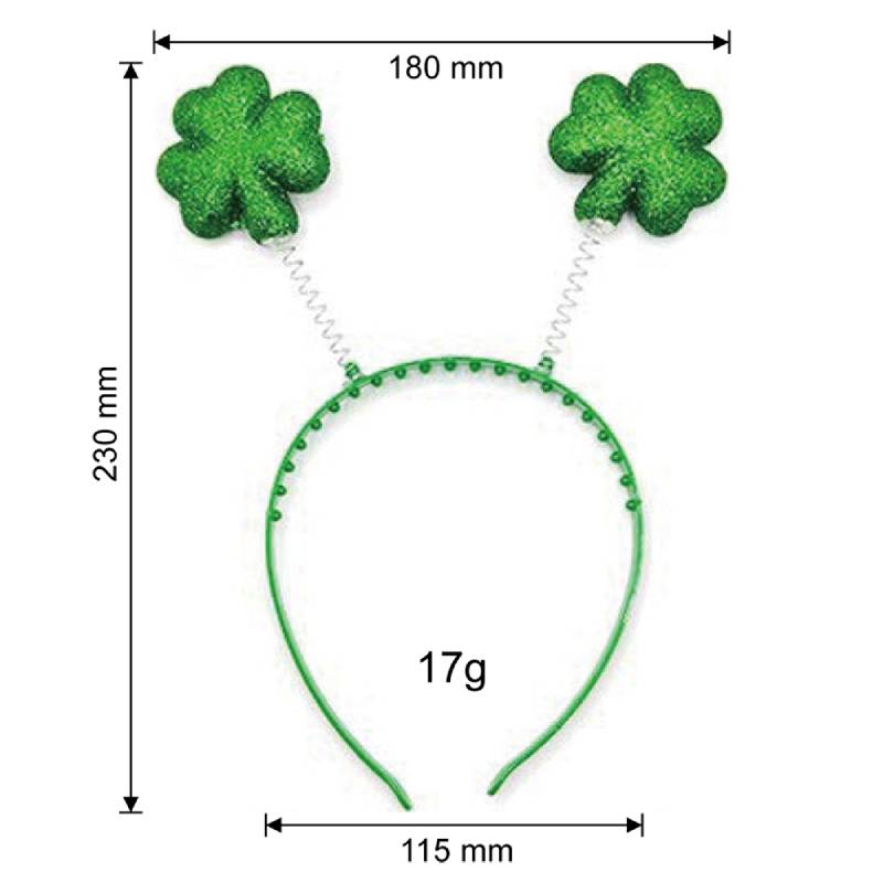 

День Святого Патрика Зеленый Клевер Повязка на Волосы Шляпа Эльфа Отдел Одежды Аксессуары ScallionPowder