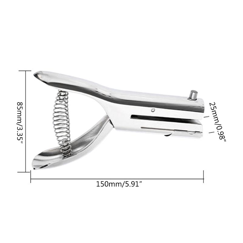 Perforatrice a foro singolo a lunga distanza 3mm 6mm per carte PVC, carte d'identità, badge, foto, perforatrice per uso intensivo, funzionamento stabile