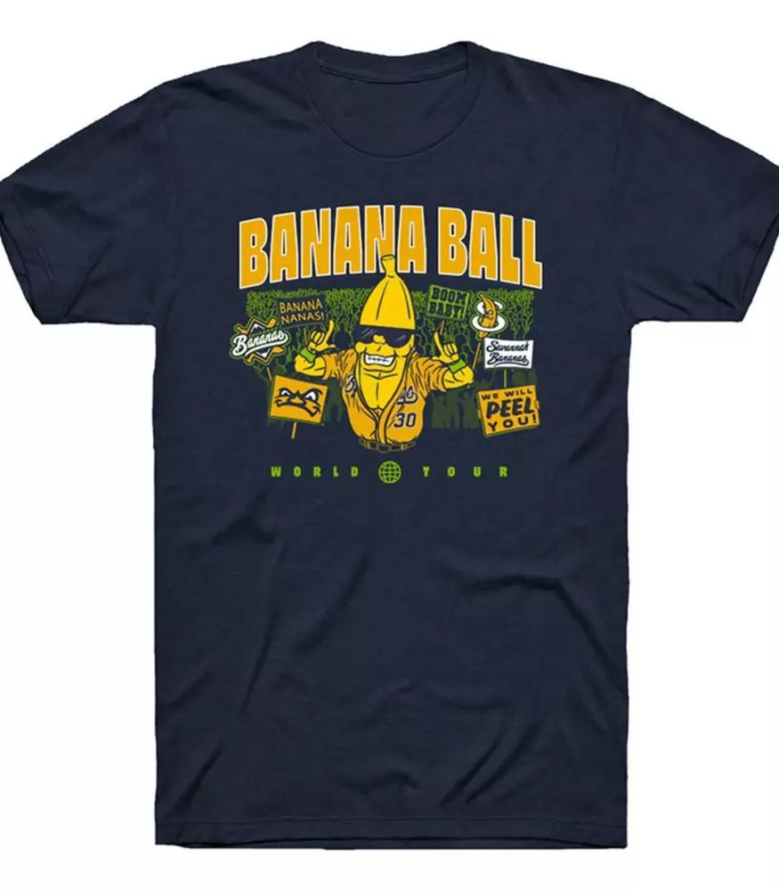 Savannah Bananas HOT NEW navy T-shirt Unisex All sizes Unisex T-Shirt XXXL