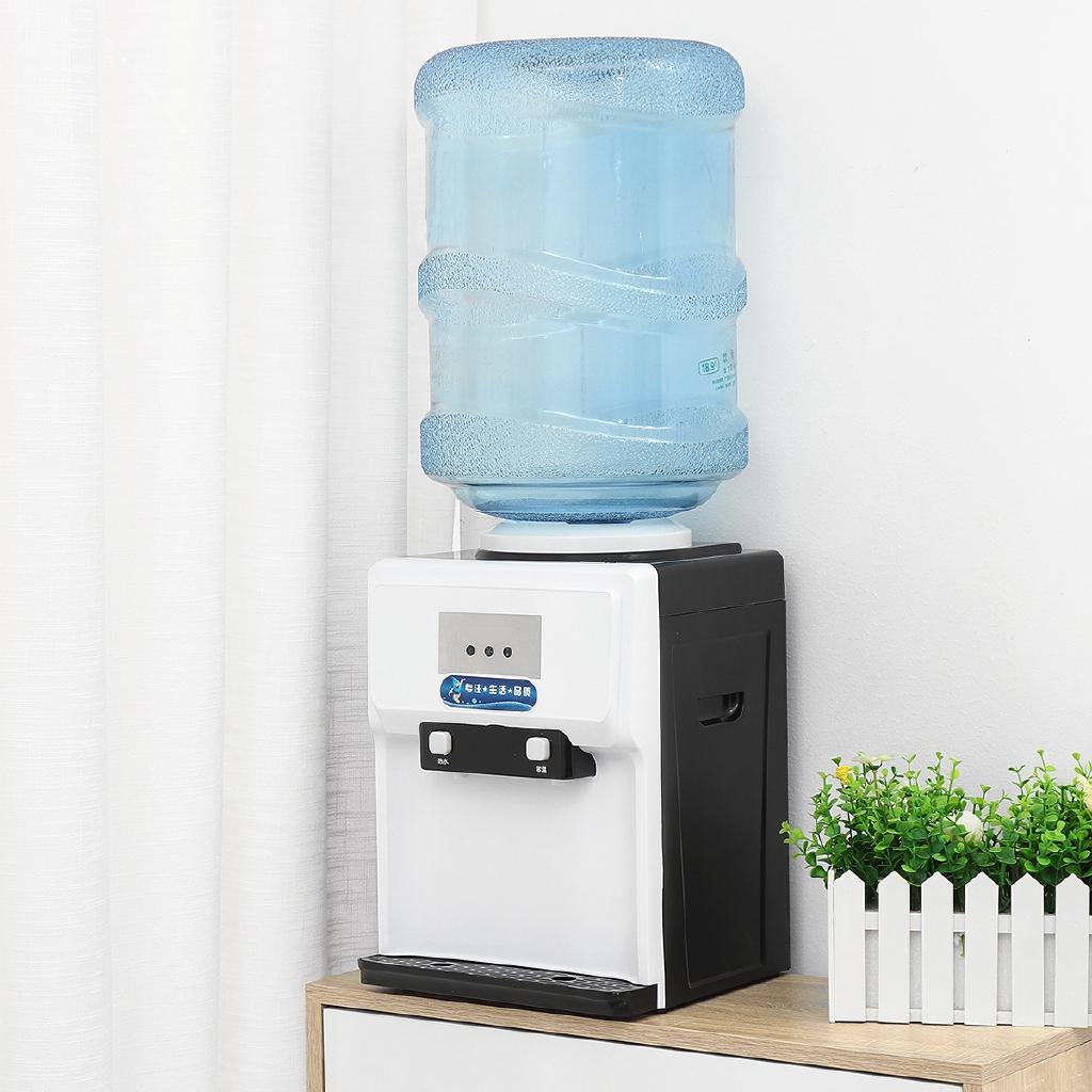 220V Cold And Hot Drink Machine 500W Drink Water Dispenser Desktop Water Holder Heating Cooling Water Fountains Boiler Drinkware Tools