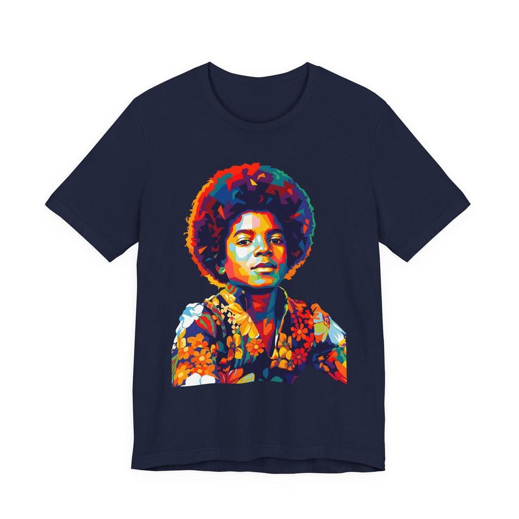 T-shirt Grafica Unisex Artistica di Michael Jackson da Giovane