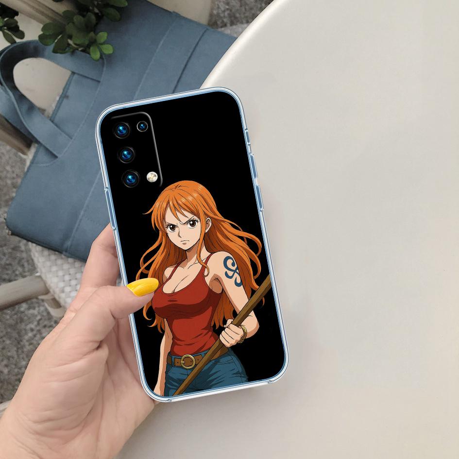 FM40 One Piece Nami Transparent Phone Case for Motorola Moto G40 G04 G05 One Ace Action  Fusion + Plus Hyper Macro Vision Zoom