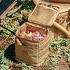 Outdoor Camping Gas Tank Storage Bag Large Capacity Tool Bag Picnic Cookware Utensils Organizer for Women Men Tableware