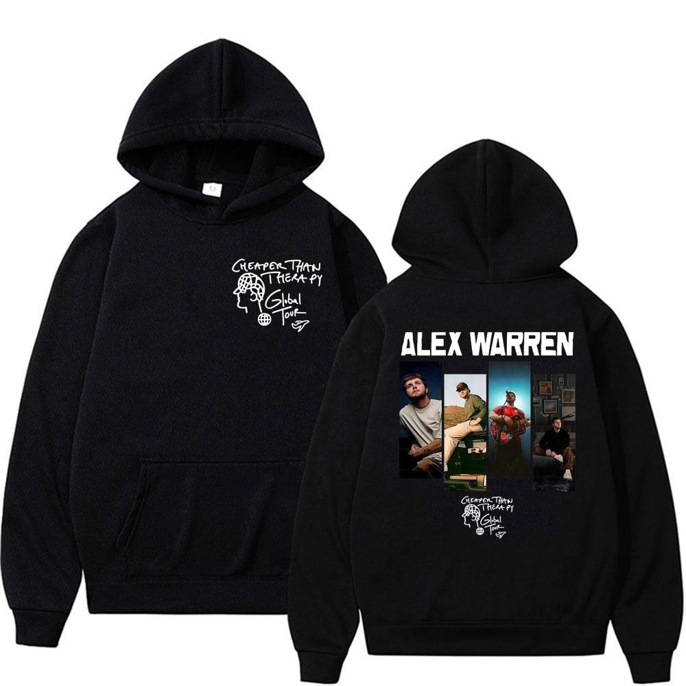 Alex Warren Live Tour 2026 Album Cover Pullover Streetwear Men Women Harajuku Vintage Hoodies Oversized Comfort Sweatshirts Tops