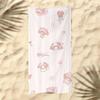 Cute Cartoon Kitten Printed Microfiber Beach Towel Quick Dry Soft Bath Towel For Kids Seaside Swimming
