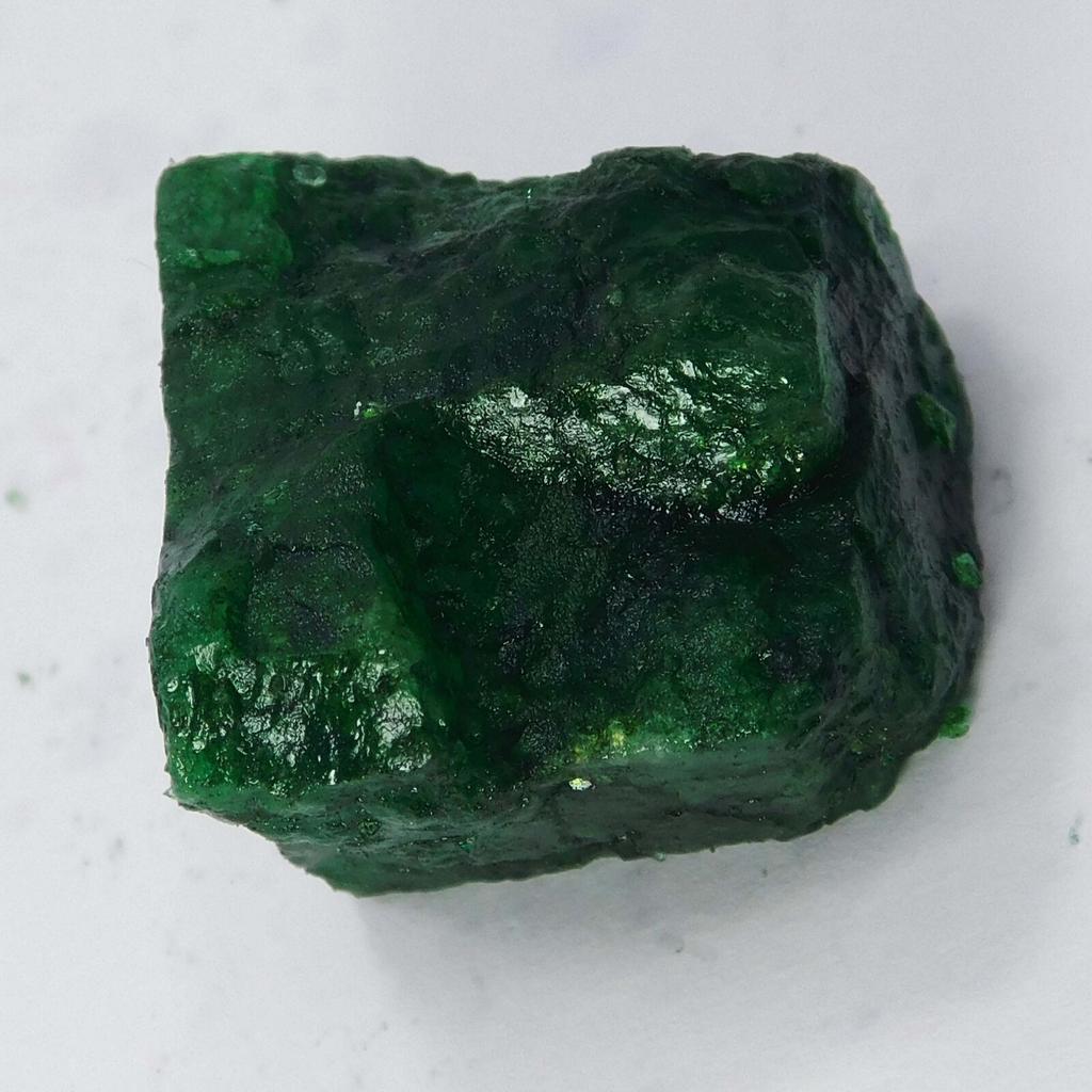 Natural Green Emerald Loose Gemstone Large 222 ct Uncut Rough for Lapidary and Gem Collections