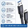 USB A To USB C 10Gbps Data 60W Fast Video Output Not Supported Cable, 0.2m Short, Popolier, High-Speed Transfer, Charging,