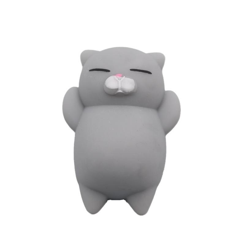 Japan Moe Small Animal Squeeze Toy: Soft Rubber Dumpling Peach