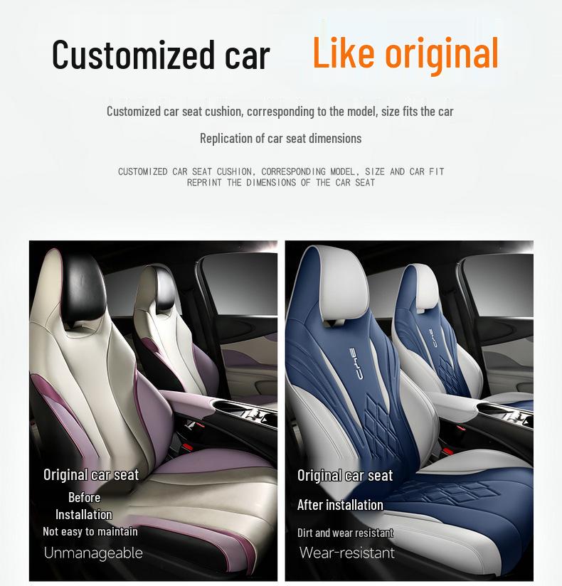 2023 BYD Dolphin Celoroční Módní Potah Sedadla – Verze s Plným Obalem