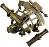 SÄLLSYNT NY Mässing Sextant Nautisk Mässing Sextant Fungerande Marin Vintage/Låda