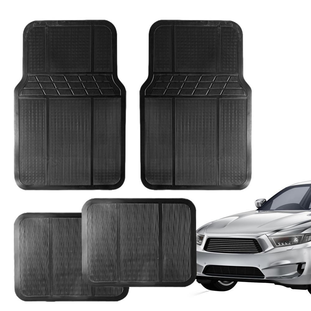 Car Floor Mats All Weather Automotive All Season Foot Mats Three-Dimensional Convex Design Integrated Foot Pad Automotive