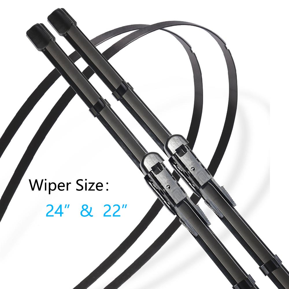 For Smart Fortwo W451 2008 2009 2010 2011 2012 2013 2014 Front Rear Set Wiper Blades Window Windscreen Windshield Car
