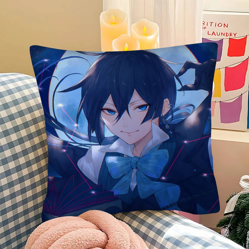 Comics The Case Study Of Vanitas Pillow Case Fashion Square Pillowcase Bedroom Sofa Room Ins Decoration Leisure Cushion Cover