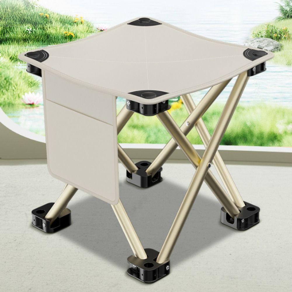 High Load Bearing Folding Camping Stool Ultralight Portable Stool Practical Outdoor Chair Outdoor