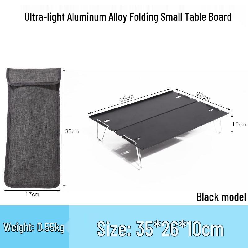 Portable Folding Aluminum Camping Table - Lightweight, Multi-purpose for Outdoor Activities
