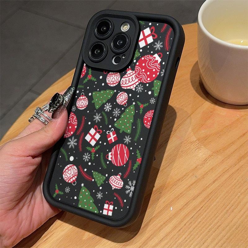 Christmas application Apple 16ProMax mobile phone case iphone15/14plus airbag anti-drop 13Pro/12/11