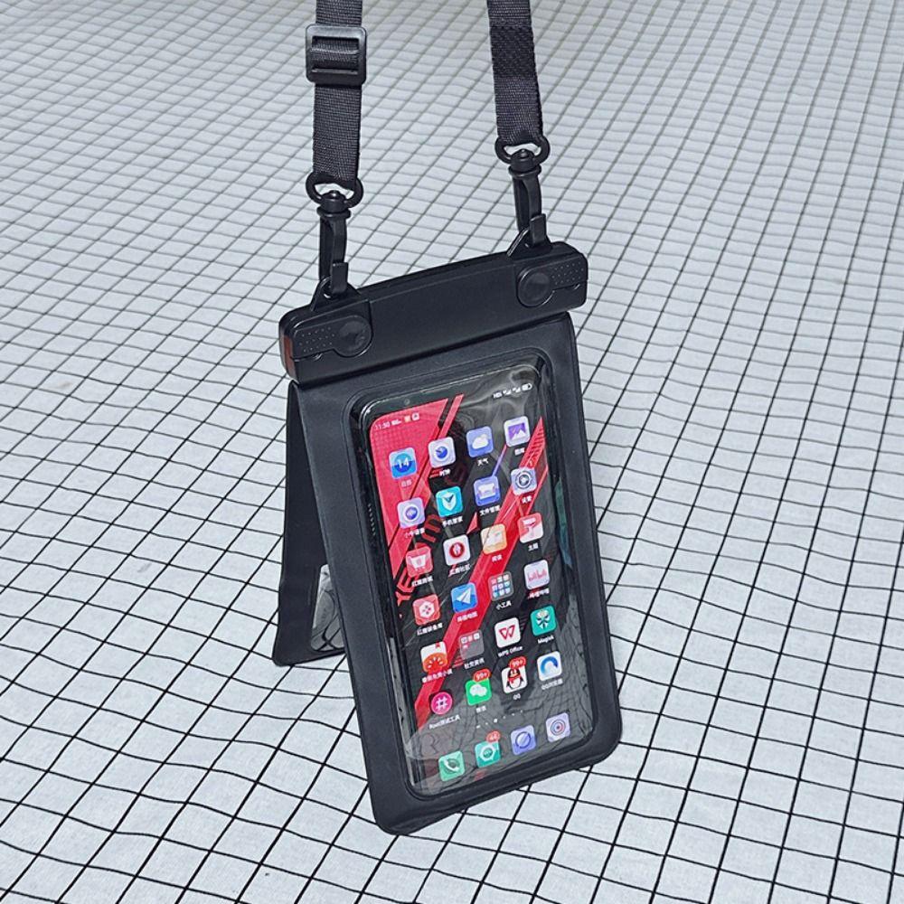 Touchscreen Waterproof Phone Pouch Double Pocket Clear Swim Phone Cover  Swimming