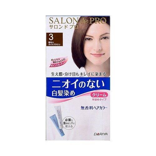 

Salon de Pro Без запаха Краска для волос Quick Dye Cream 3 (Ярко-коричневый)