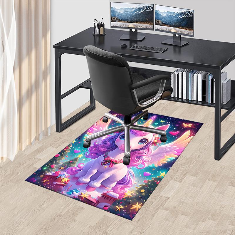1PC Unicorn Fantasy Extra Large Non Slip Floor carpet, Office, family, bedroom, Studio Large Area Rug Indoor Rugs
