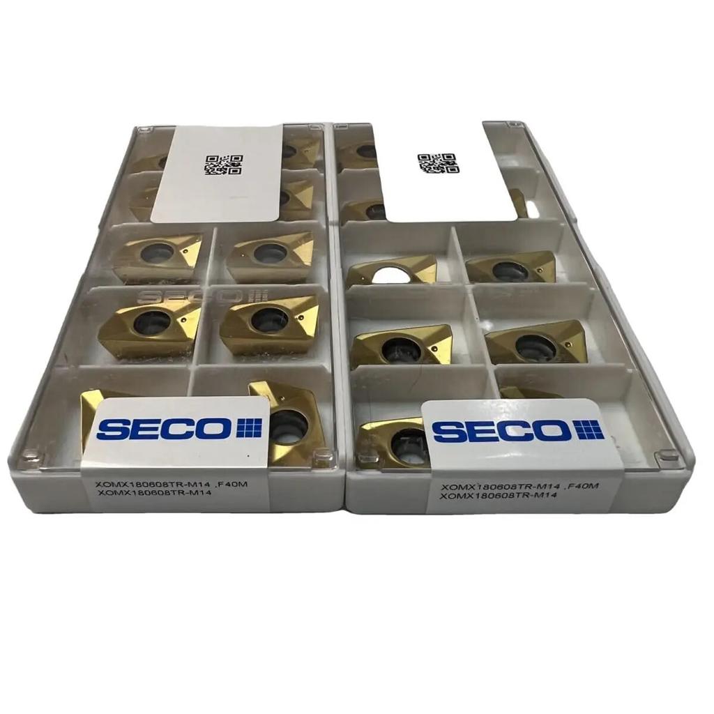 Seco / XOMX180608TR-M14,F40M /Original Genuine CNC Alloy Blade 10 PCS