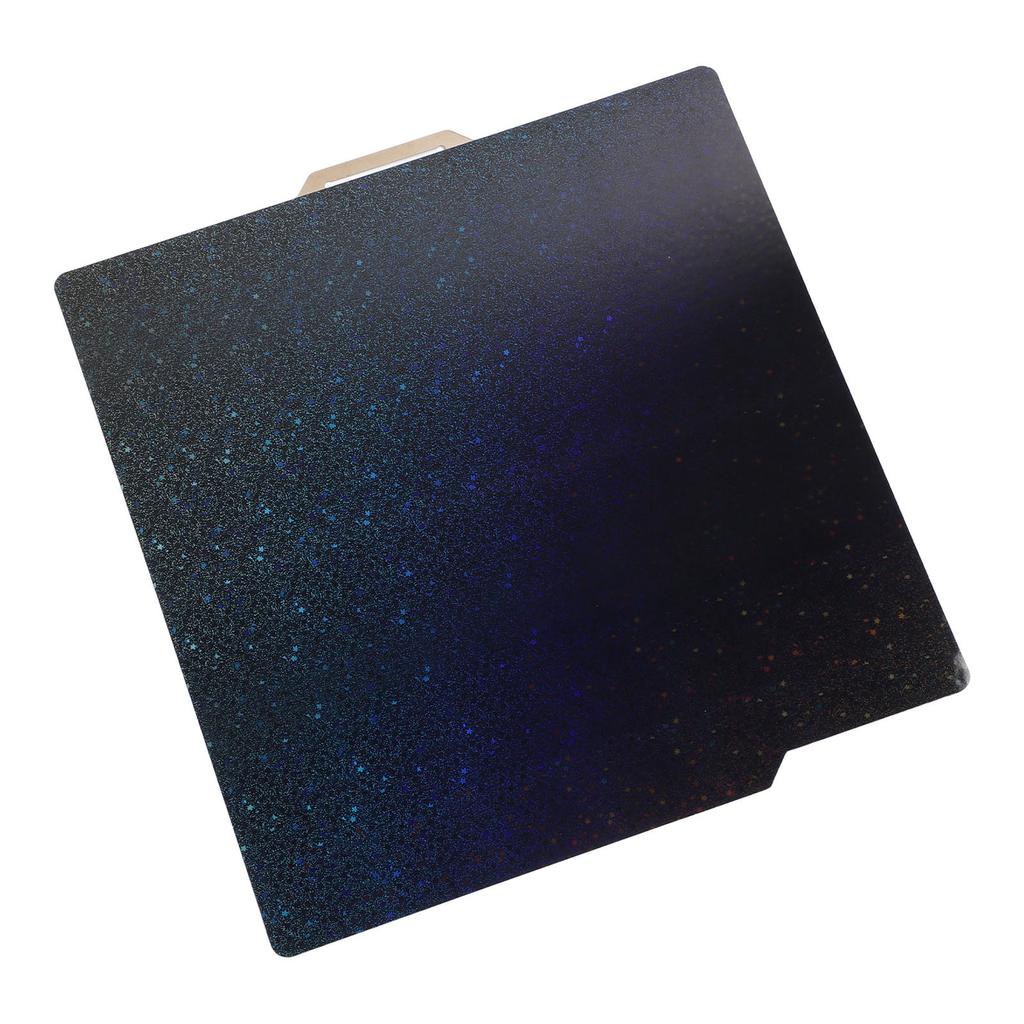 3D Printer Build Plate Double Sided Colorful Star PEY Textured PEI 257x257mm Spring Steel Plate for
