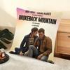 Brokeback Mountain Cushion Cover Silky Short Plush Home Sofa Cushion Cover - Invisible Zipper Home Decoration