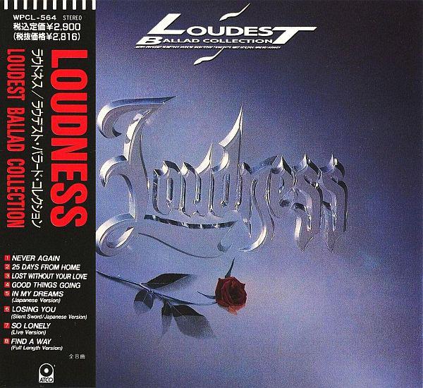 CD LOUDNESS - Loudest-Ballad Collection WPCL564 ATCO Records 1991 Japan Japanese Pop/Rock Used