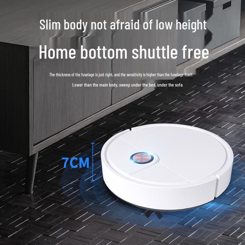 3-in-1 Smart Roboterstaubsauger: Kehrt, Saugt, Wischt & USB-geladen