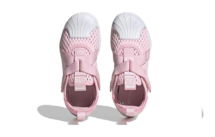 Adidas Originals SUPERSTAR 360 Low top Kids' Skateboarding Shoes Pink White Children Aged 3 7 Years Old HQ4055