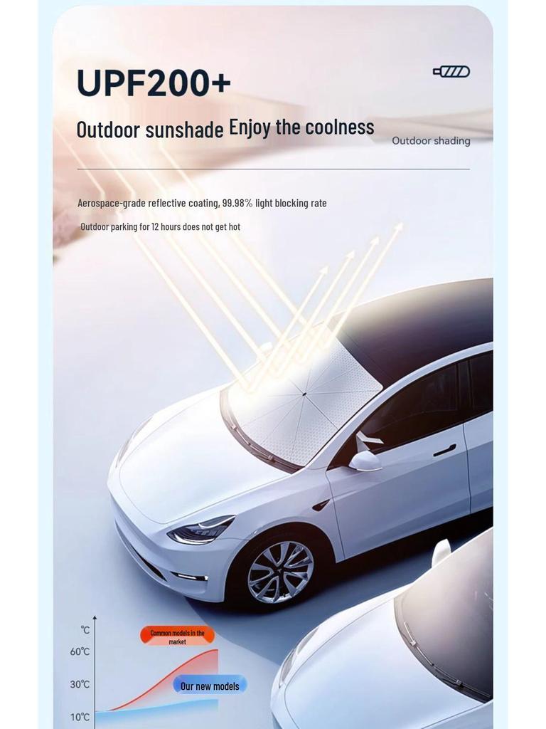 Car Windshield & Window Sunshade: Heat Insulation & Sun Protection Visor